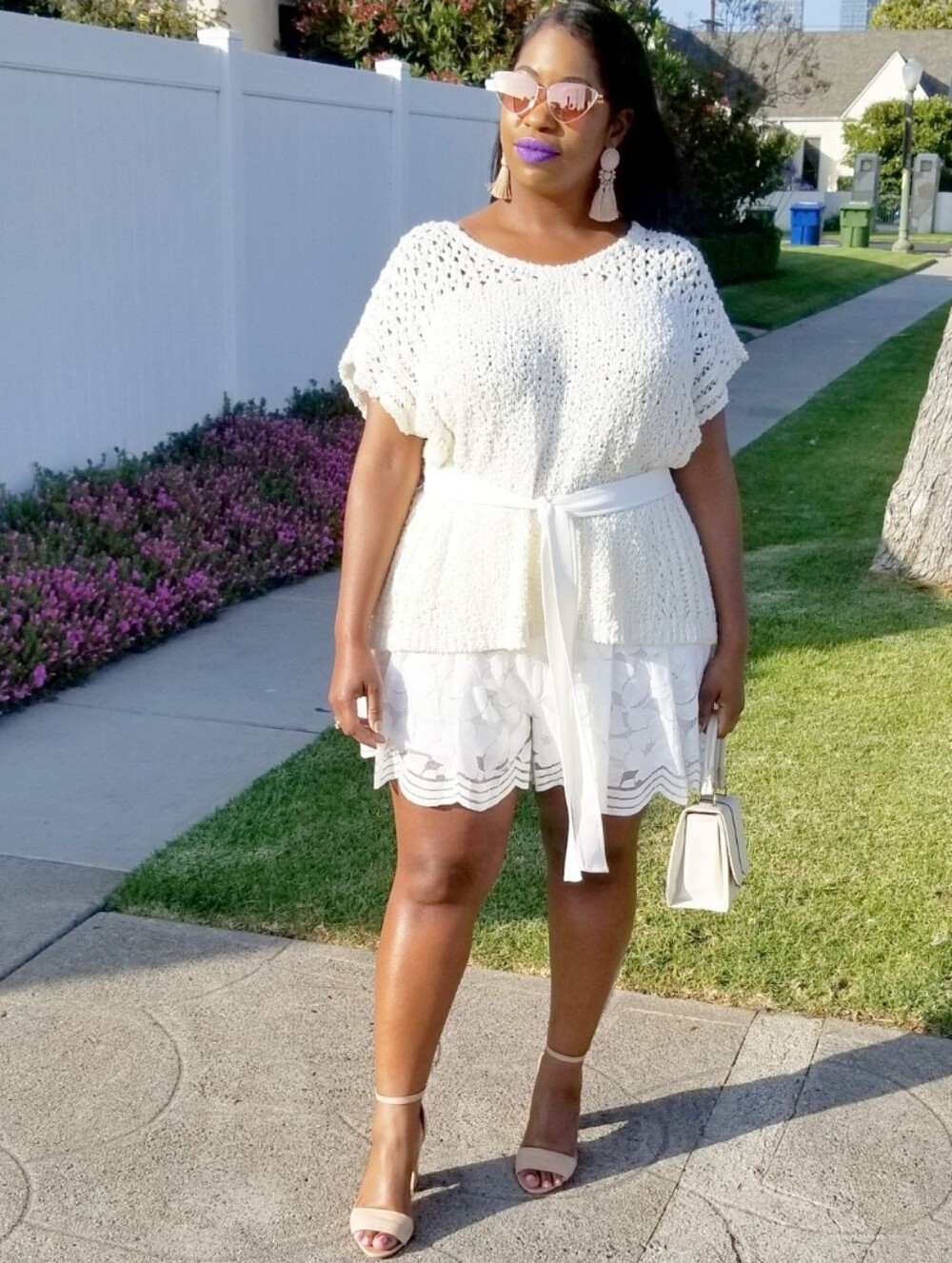 Two by Vince Camuto Open Knit Crochet Tunic Sweater @ Nordstrom